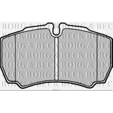BBP2337 BORG & BECK Комплект тормозных колодок, дисковый тормоз