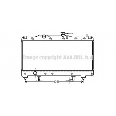 TOA2204 AVA Радиатор, охлаждение двигателя