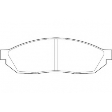WBP20731A WAGNER LOCKHEED Комплект тормозных колодок, дисковый тормоз
