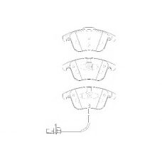 WBP24705A WAGNER LOCKHEED Комплект тормозных колодок, дисковый тормоз