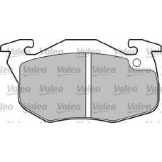 540309 VALEO Комплект тормозных колодок, дисковый тормоз