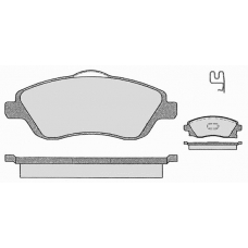 712.2 RAICAM Комплект тормозных колодок, дисковый тормоз