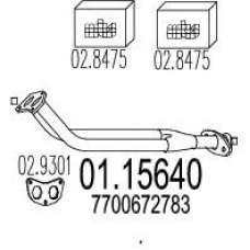 01.15640 MTS Труба выхлопного газа
