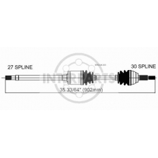 BM-8-34-206 InterParts Приводной вал