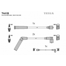 T441B TESLA Комплект проводов зажигания