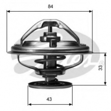 TH06582G1 GATES Термостат, охлаждающая жидкость