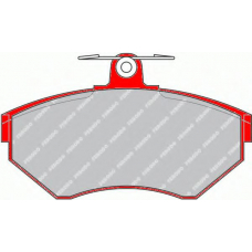 FDS1289 FERODO Комплект тормозных колодок, дисковый тормоз
