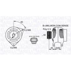 063377409010 MAGNETI MARELLI Генератор