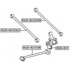 0125-ACU15LR ASVA Рычаг независимой подвески колеса, подвеска колеса