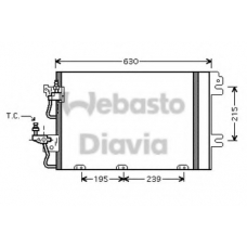 82D0226198MA WEBASTO Конденсатор, кондиционер