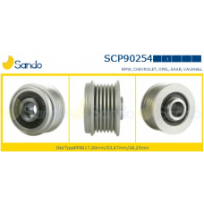 SCP90254.1 SANDO Ременный шкив, генератор