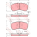 GDB354 TRW Комплект тормозных колодок, дисковый тормоз