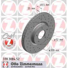 370.3084.52 ZIMMERMANN Тормозной диск