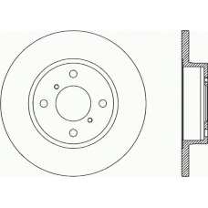 BDR1857.10 OPEN PARTS Тормозной диск