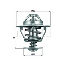 TX 77 88D MAHLE Термостат, охлаждающая жидкость