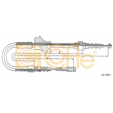 10.7542 COFLE Трос, стояночная тормозная система