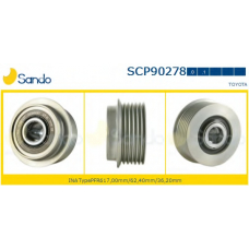 SCP90278.0 SANDO Ременный шкив, генератор