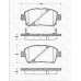 363702161213 MAGNETI MARELLI Комплект тормозных колодок, дисковый тормоз