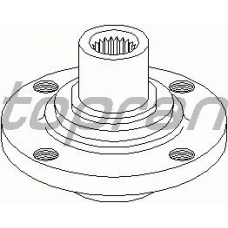104 315 TOPRAN Ступица колеса