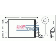 1320031 KUHLER SCHNEIDER Конденсатор, кондиционер