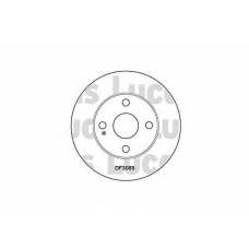 DF3089 TRW Тормозной диск