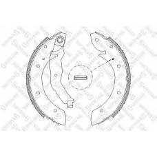 407 100-SX STELLOX Комплект тормозных колодок