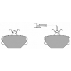 FBP-0596-01 FREMAX Комплект тормозных колодок, дисковый тормоз