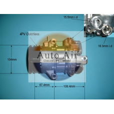 14-7003 AUTO AIR GLOUCESTER Компрессор, кондиционер