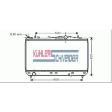 5200211 KUHLER SCHNEIDER Радиатор, охлаждение двигател