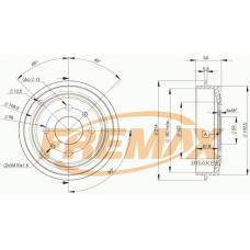 BD-9325 FREMAX Тормозной барабан