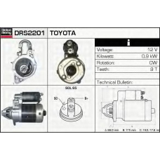 DRS2201 DELCO REMY Стартер
