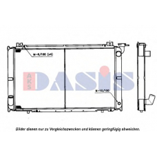 070096N AKS DASIS Радиатор, охлаждение двигателя