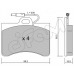 822-085-0 CIFAM Комплект тормозных колодок, дисковый тормоз