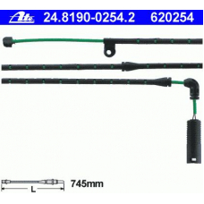 24.8190-0254.2 ATE Сигнализатор, износ тормозных колодок