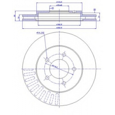 142.480 CAR Тормозной диск