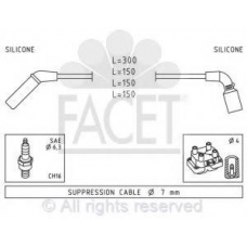 4.7006 FACET Комплект проводов зажигания