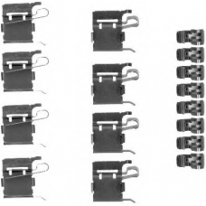 8DZ 355 203-381 HELLA PAGID Комплектующие, колодки дискового тормоза