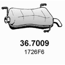36.7009 ASSO Глушитель выхлопных газов конечный
