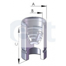 150553-C ERT Поршень, корпус скобы тормоза