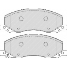 FSL4278 FERODO Комплект тормозных колодок, дисковый тормоз