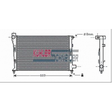 0317601 KUHLER SCHNEIDER Радиатор, охлаждение двигател