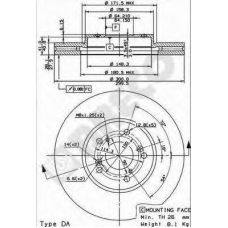 BS 8418 BRECO Тормозной диск