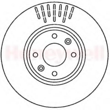 562267B BENDIX Тормозной диск