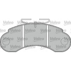551763 VALEO Комплект тормозных колодок, дисковый тормоз