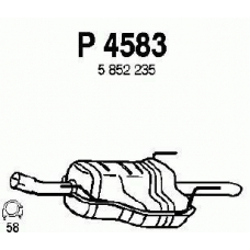 P4583 FENNO Глушитель выхлопных газов конечный