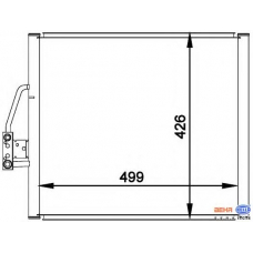 8FC 351 037-051 HELLA Конденсатор, кондиционер