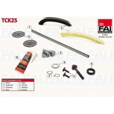 TCK25 FAI AutoParts Комплект цели привода распредвала