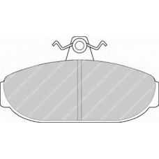 T0610379 RAMEDER Комплект тормозных колодок, дисковый тормоз