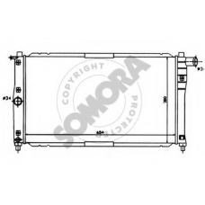 062040 SOMORA Радиатор, охлаждение двигателя
