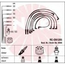 9996 NGK Комплект проводов зажигания